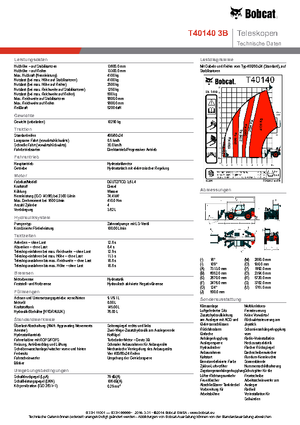 Manipuladoras telescópicas Bobcat T40140 IIIB