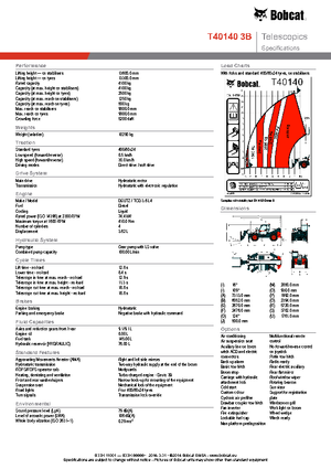 Manipuladoras telescópicas Bobcat T40140 IIIB