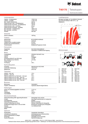 Manipuladoras telescópicas Bobcat T 40170