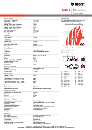 Manipuladoras telescópicas Bobcat T 40170