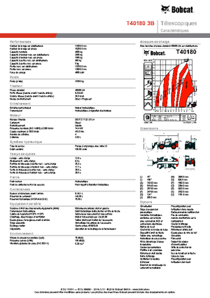 Manipuladoras telescópicas Bobcat T40180 IIIB