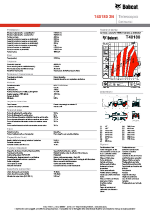 Manipuladoras telescópicas Bobcat T40180 IIIB