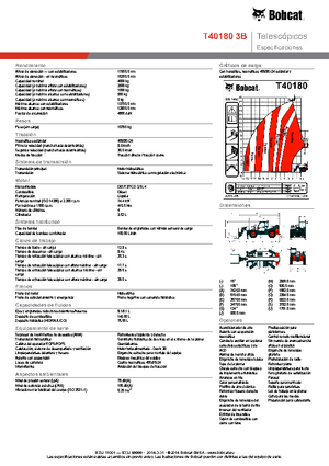 Manipuladoras telescópicas Bobcat T40180 IIIB