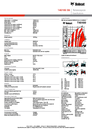 Manipuladoras telescópicas Bobcat T40180 IIIB