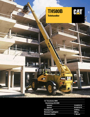 Manipuladoras telescópicas Caterpillar TH 580 B