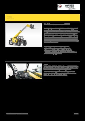 Manipuladoras telescópicas Wacker Neuson TH735