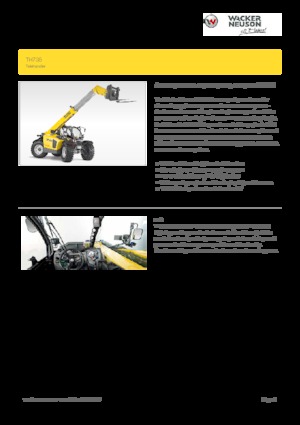 Manipuladoras telescópicas Wacker Neuson TH735
