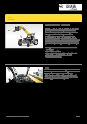 Manipuladoras telescópicas Wacker Neuson TH750