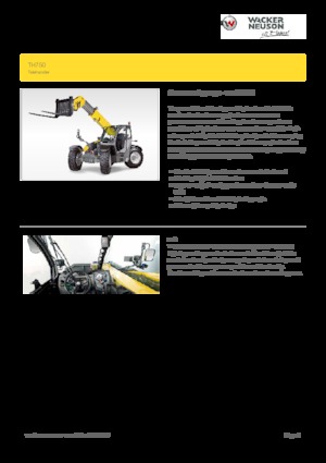 Manipuladoras telescópicas Wacker Neuson TH750