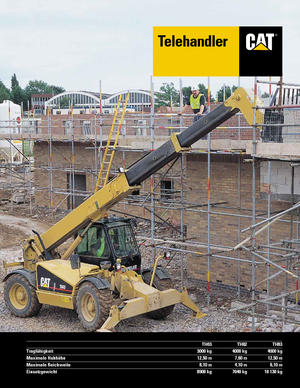 Manipuladoras telescópicas Caterpillar TH 63