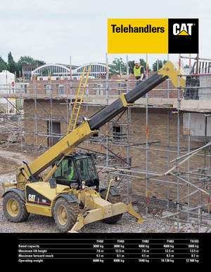 Manipuladoras telescópicas Caterpillar TH 63