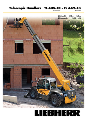 Manipuladoras telescópicas Liebherr TL 442-13