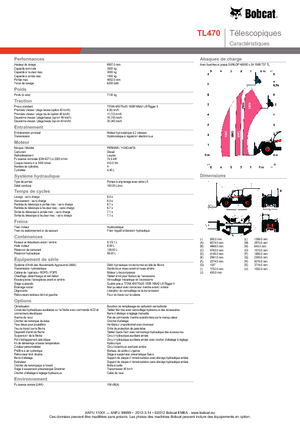 Manipuladoras telescópicas Bobcat TL 470