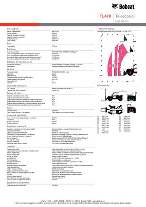 Manipuladoras telescópicas Bobcat TL 470