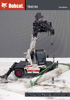 Manipuladoras telescópicas con vehículo superpuesto Bobcat TR45190