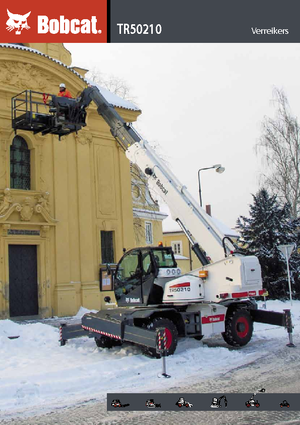 Manipuladoras telescópicas con vehículo superpuesto Bobcat TR50210