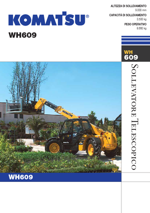 Manipuladoras telescópicas Komatsu WH609