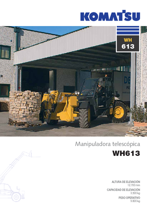 Manipuladoras telescópicas Komatsu WH613