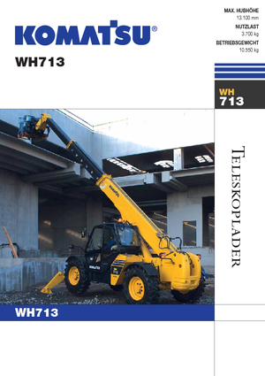 Manipuladoras telescópicas Komatsu WH713