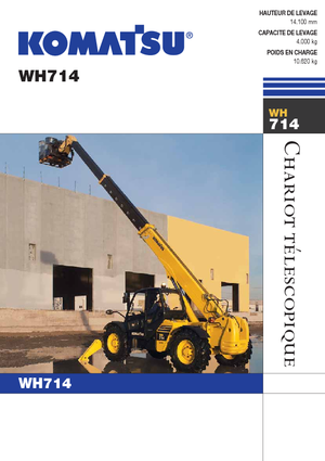 Manipuladoras telescópicas Komatsu WH714