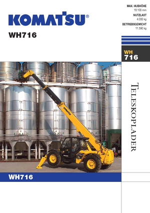 Manipuladoras telescópicas Komatsu WH716