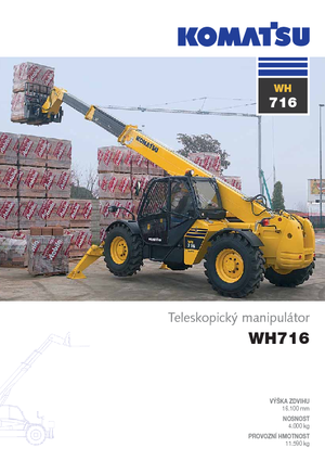 Manipuladoras telescópicas Komatsu WH716