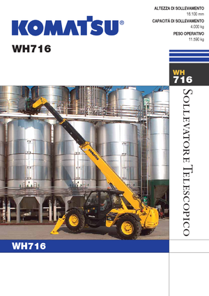 Manipuladoras telescópicas Komatsu WH716