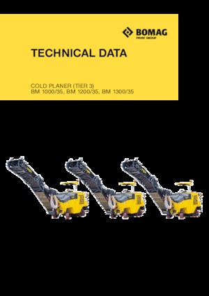 Fresadoras de caminos Bomag BM 1000/35