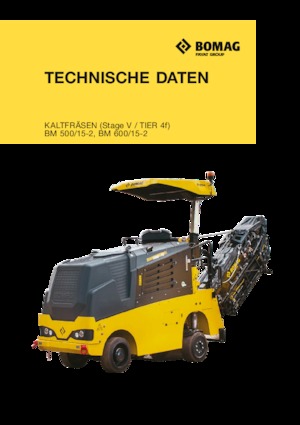 Fresadoras de caminos Bomag BM 500/15-2