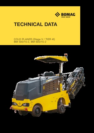 Fresadoras de caminos Bomag BM 500/15-2
