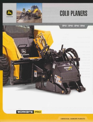 Fresadoras de caminos John Deere Construction CP18