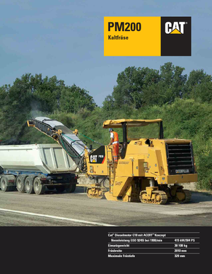 Fresadoras de caminos Caterpillar PM200