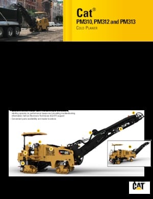 Fresadoras de caminos Caterpillar PM312