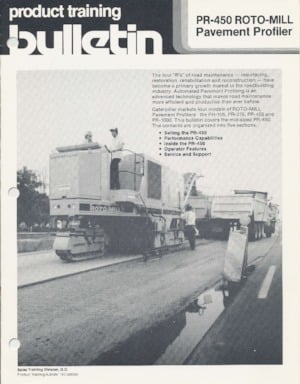 Fresadoras de caminos Caterpillar PR-450