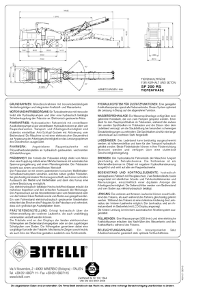 Fresadoras de caminos Bitelli SF 200 RS