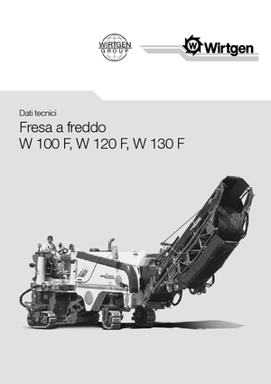 Fresadoras de caminos Wirtgen W 120 F