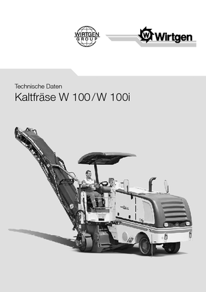Fresadoras de caminos Wirtgen W 100 i