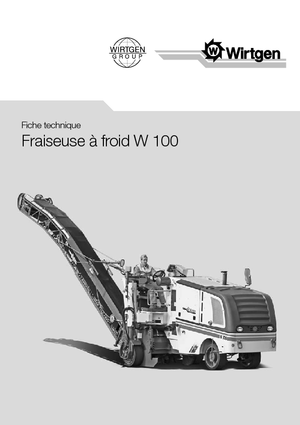 Fresadoras de caminos Wirtgen W 100