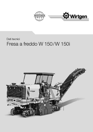 Fresadoras de caminos Wirtgen W 150 i