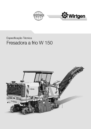 Fresadoras de caminos Wirtgen W 150