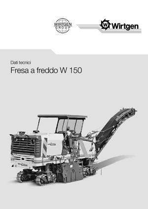 Fresadoras de caminos Wirtgen W 150
