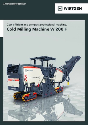 Fresadoras de caminos Wirtgen W 200 F