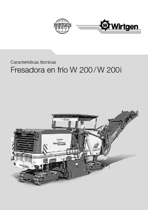 Fresadoras de caminos Wirtgen W 200 i