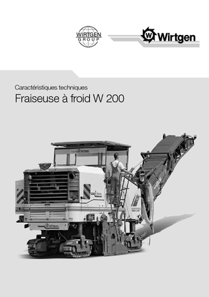 Fresadoras de caminos Wirtgen W 200