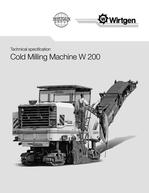 Fresadoras de caminos Wirtgen W 200