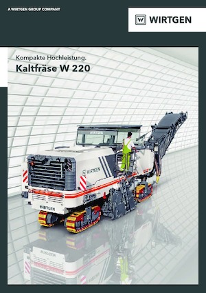 Fresadoras de caminos Wirtgen W 220