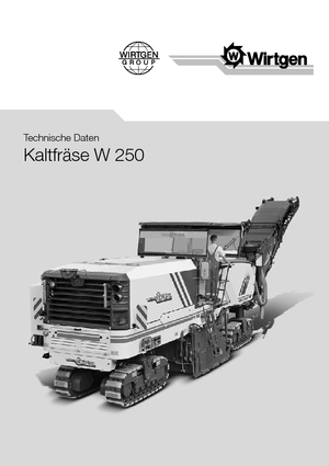 Fresadoras de caminos Wirtgen W 250