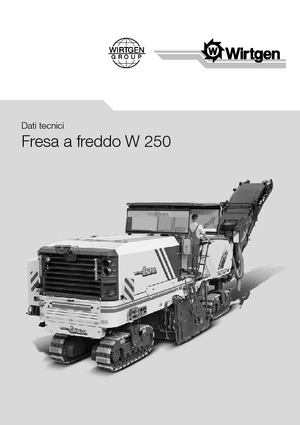 Fresadoras de caminos Wirtgen W 250
