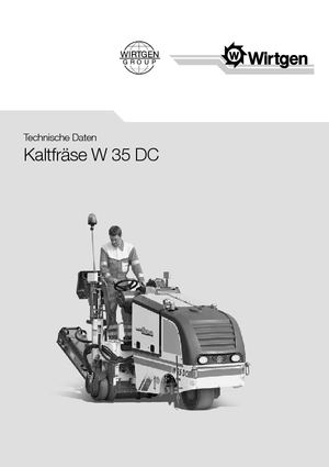 Fresadoras de caminos Wirtgen W 35 DC