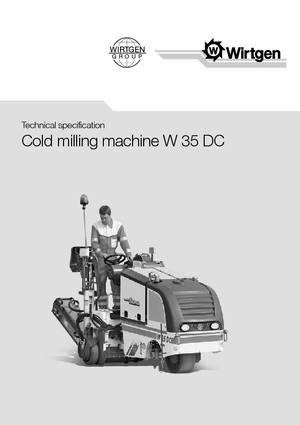 Fresadoras de caminos Wirtgen W 35 DC